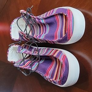 NWOT Fabric Slip On Shoes